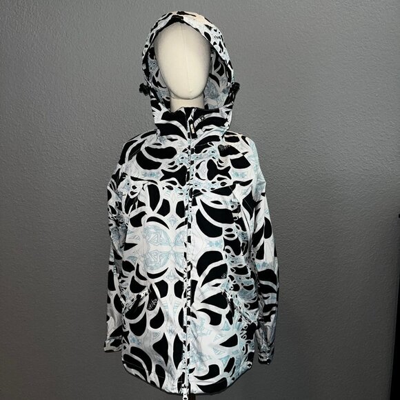 NIKITA Native Alaskan Inspired Design Women's Snowboard Jacket - Anime Shapes -S - Picture 4 of 16